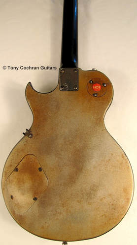 Belle Guitar #62 body back Picture