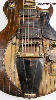 Belle guitar #62 detail mid front Picture