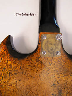 Doubloon guitar #71 top back Picture
