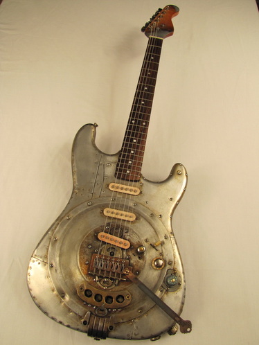 Alumicaster electric guitar by Tony Cochran Guitars full front Picture