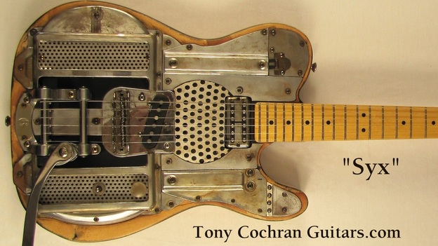 Tony Cochran Syx guitar angle front Picture
