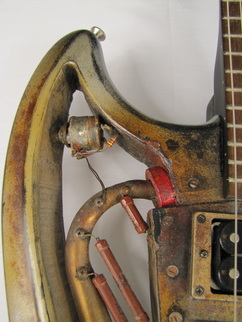 MOD-U-LINE Relic electric guitar left front Picture