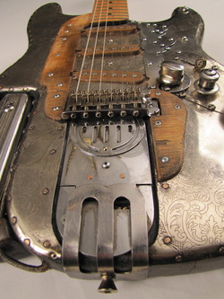Coltcaster guitar front detail Picture