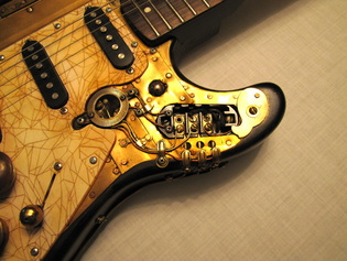 ccordiancaster guitar top detail 