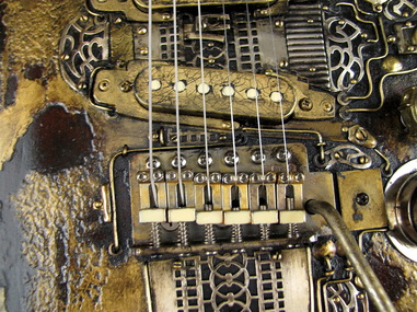 LightHouse electric guitar bridge frontPicture