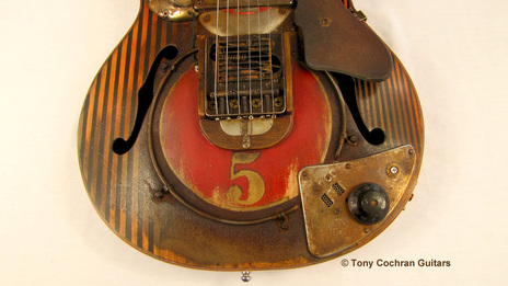 Tony Cochran JCW5 guitar bottom front Picture
