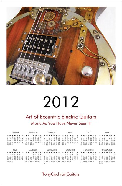 Radiocaster Guitar Picture 2012 Calendar