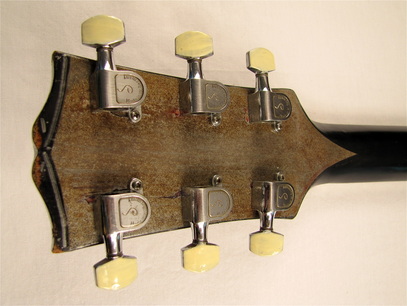 Steinlite electric guitar head back Picture