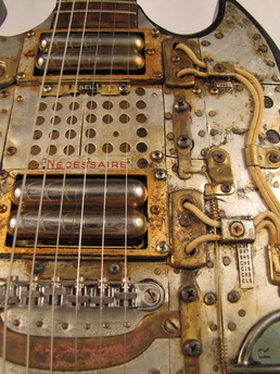 Separatorcaster electric guitar by Tony Cochran Guitars detail top front  Picture