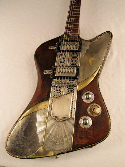 Sandpiper electric guitar body front Picture