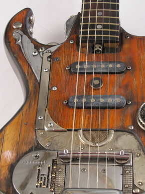 Shondracaster electric guitar pickup detail Picture