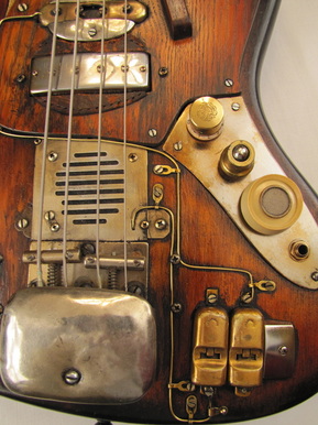 Sparkycaster Bass Electric Guitar detail Picture