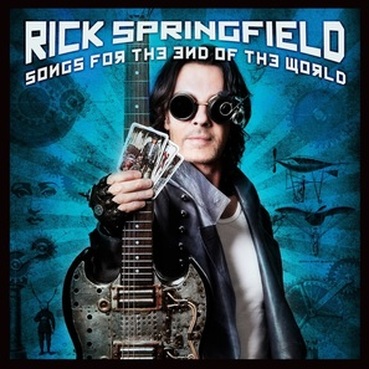 Separatorcaster electric guitar on Rick Springfield CD Picture