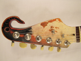 Kamikazecaster guitar front head Picture