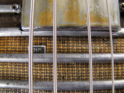 Mercy Bass guitar detail mid front Picture