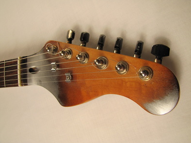 Alumicaster electric guitar by Tony Cochran Guitars head front Picture