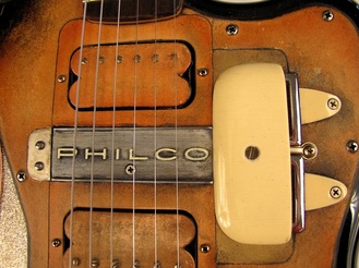 Philco guitar detail Philco front Picture