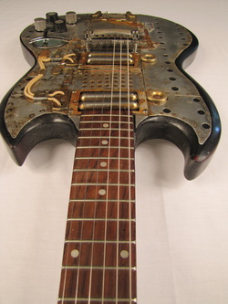 Separatorcaster electric guitar by Tony Cochran above Picture