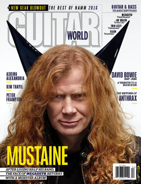 Tony Cochran in Guitar World Magazine Picture