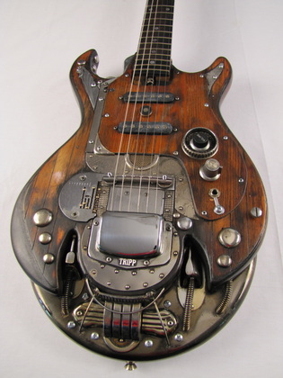 Shondracaster elecrric guitar SteampunkPicture