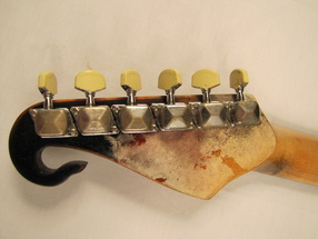 Kamikazecaster guitar back head Picture