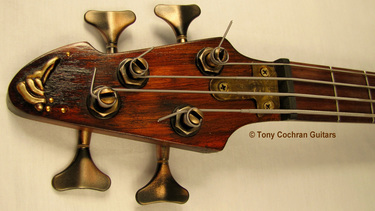 Tony Cochran Derek's Bass guitar #60 head front Picture