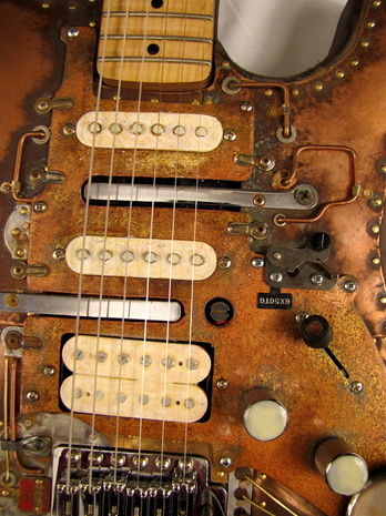The Quick electric guitar detail frontPicture
