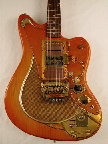 Strobotac guitar body front Picture