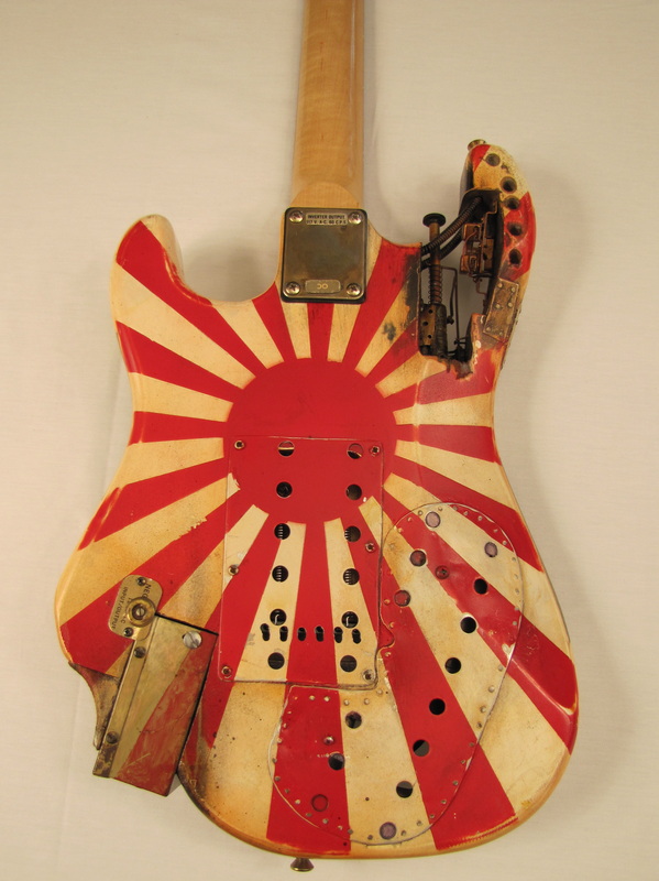 Kamikazecaster guitar back Picture