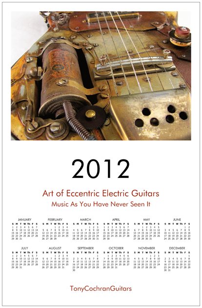 A-Bombcaster Guitar picture 2012 Calendar