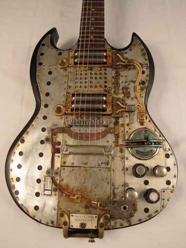 Separatorcaster electric guitar sold to Rick Springfield by Tony Cochran Guitars Picture