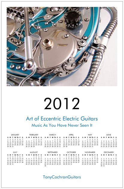 Memphiscaster Guitar picture 2012 Calendar