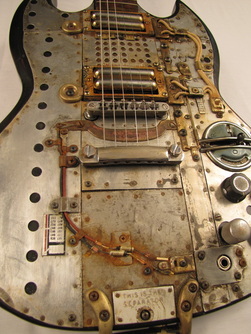 Separatorcaster electric guitar by Tony Cochran detail front Picture