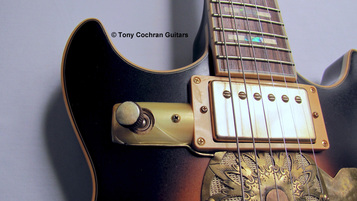 Tony Cochran Gold Medallion guitar left front Picture
