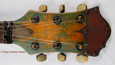 Tony Cochran ANGER63 guitar #63 head front Picture