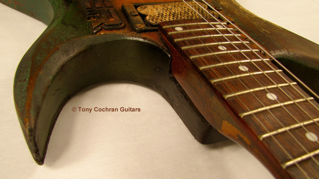 Tony Cochran ANGER63 guitar #63 edge front Picture