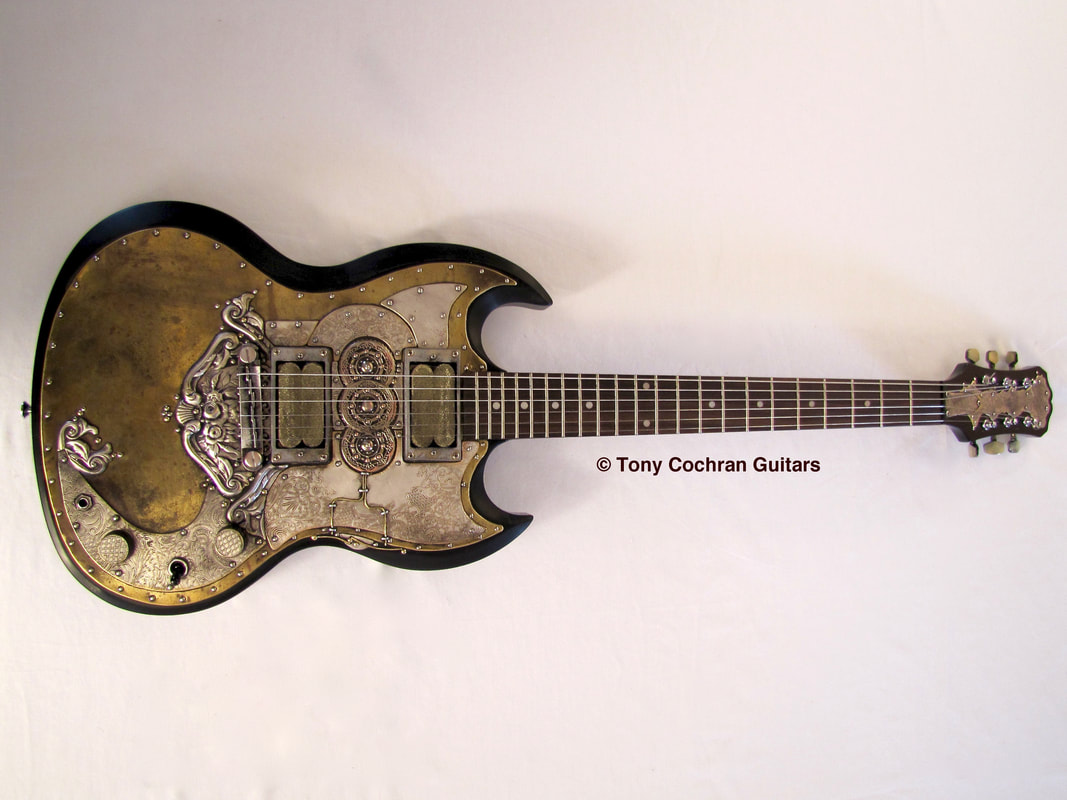 Doubloon guitar #71 full front Picture