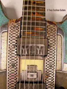 Pendulum guitar #67 detail mid front Picture