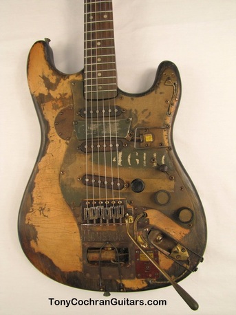 Houston guitar body front Picture