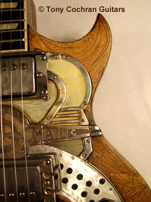 Centro-Matic guitar #66 left detail front Picture