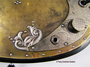 Doubloon guitar #71 detail bottom right front Picture